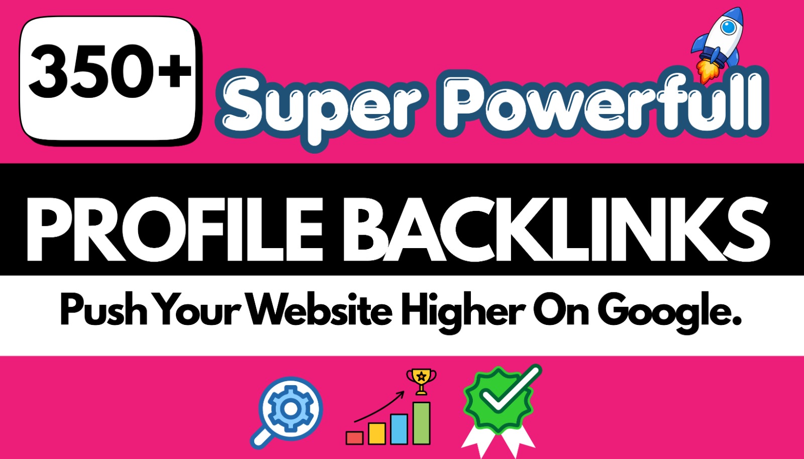 Massive 350+ Google Safe Quality DA PA DR Profile Backlinks for Rank Up