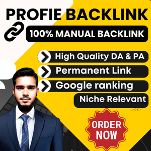 I will cerate high quality DA PA profile backlinks to...