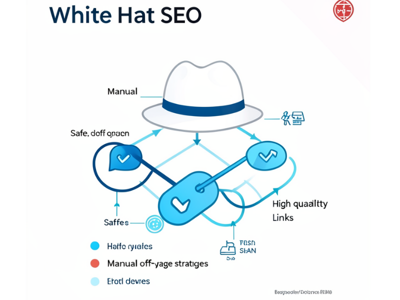 manually build safe off page SEO links to improve your website authority