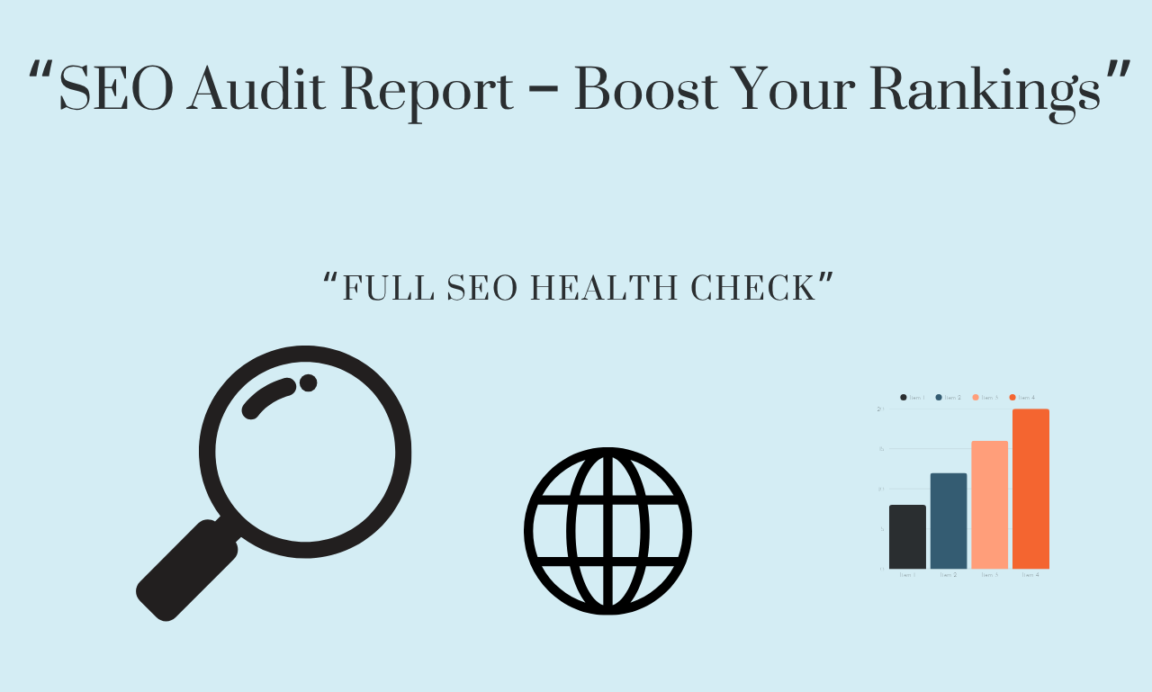A professional SEO audit to boost your google ranking...