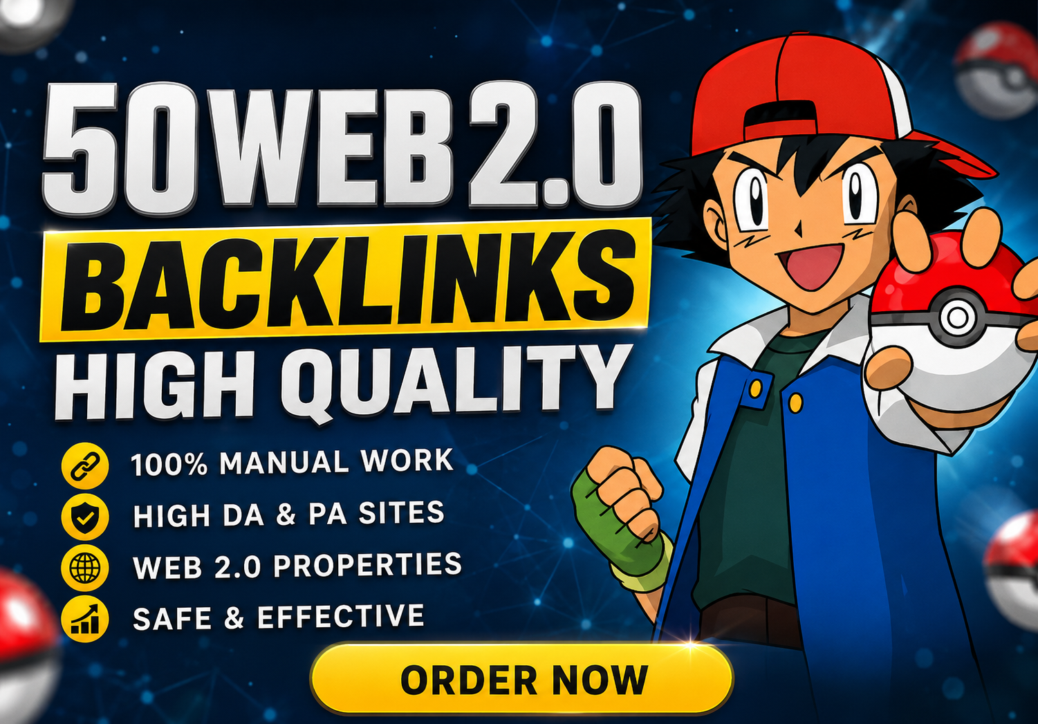 I will provide quality Web 2.0 backlinks to increase&...