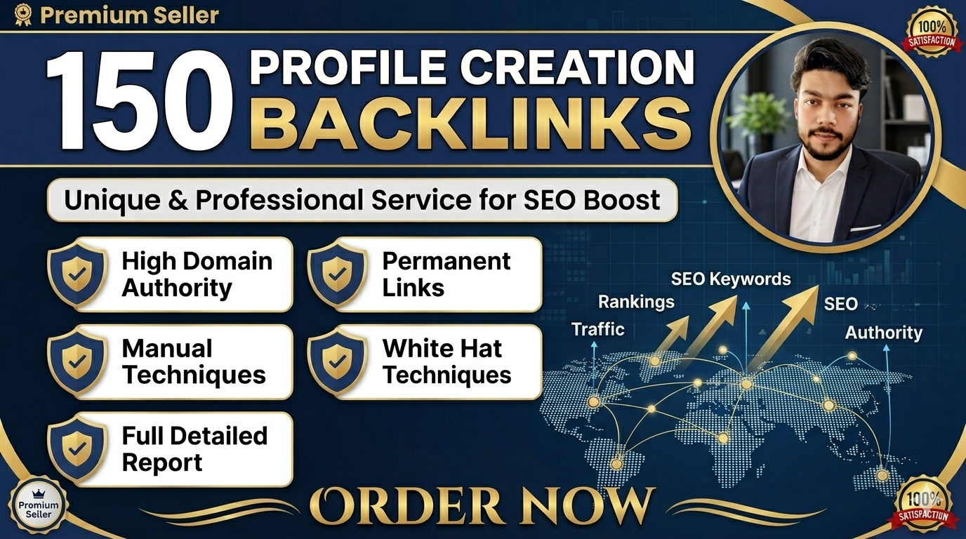 Get 150 Unique High DA Profile Creation Backlinks to ...