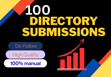 I will provide 100 manual directory submission servic...