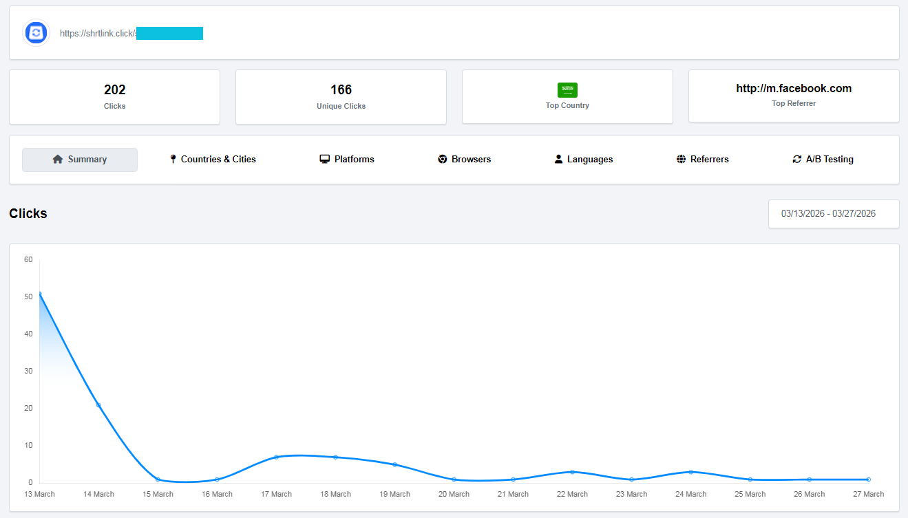 Link Shortener, QR codes, Bio Pages