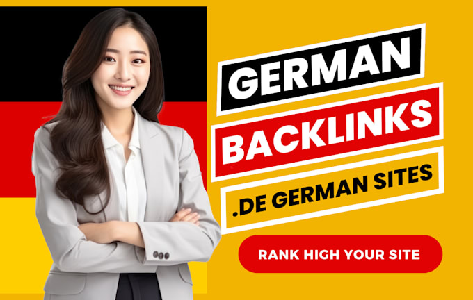 I will make premium 25 dofollow german backlinks for local seo