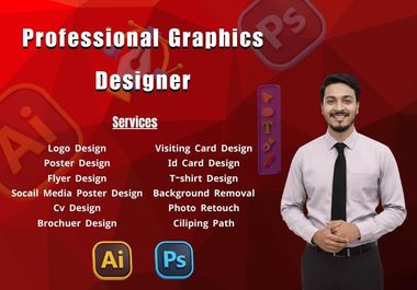 I will do professional graphic design for your brand ...