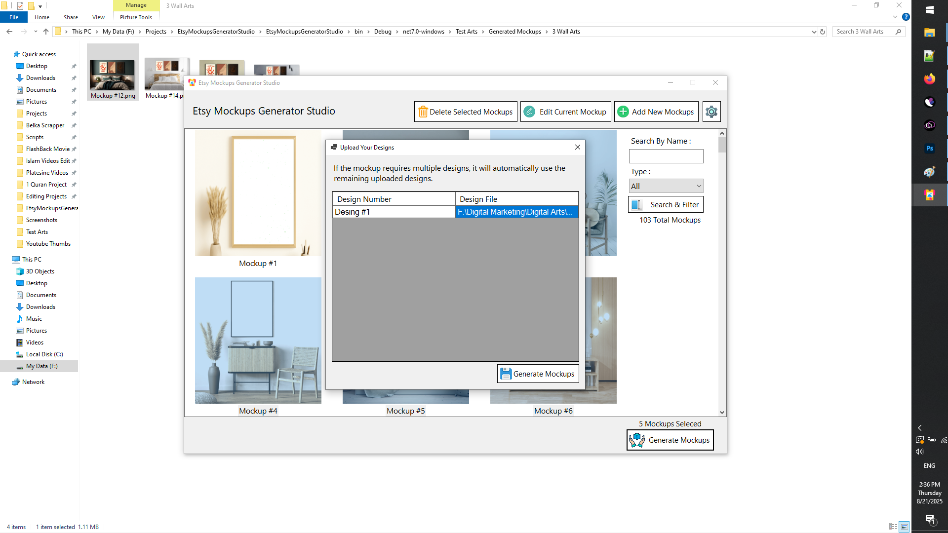 Etsy Mockups Generator Studio : Create professional, eye-catching mockups