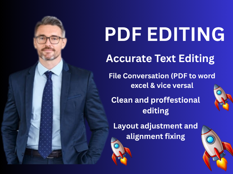 I Will Edit PDF Documents Professionally and Accurately