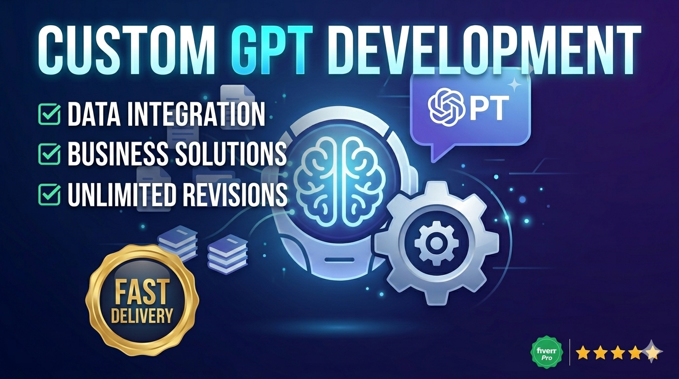 I will build and integrate a custom GPT into your web...