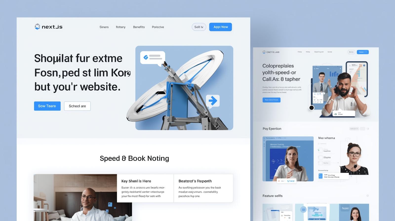 I will develop a fast and SEO friendly website with Next.js