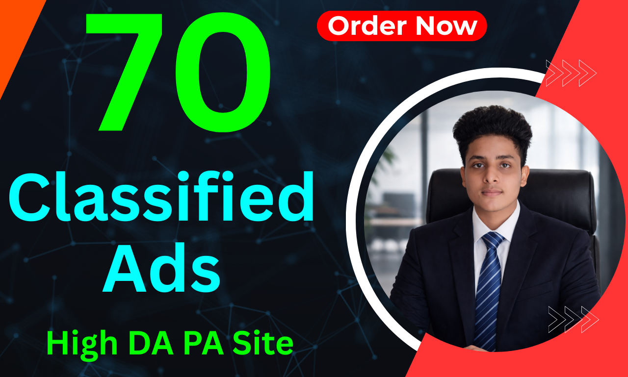 70 High Classified Posting to Boost Rankings, Traffic and Quality Backlinks