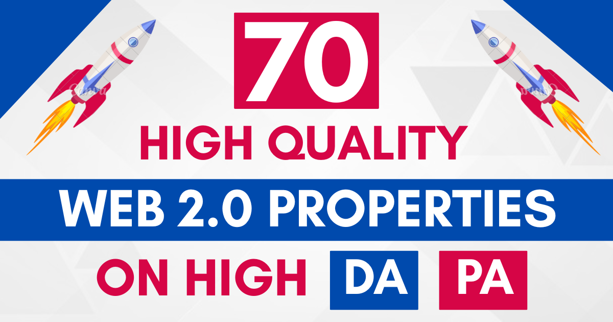 SKY ROCKET YOUR WEBSITE With 70 Web 2.0 Properties Ba...