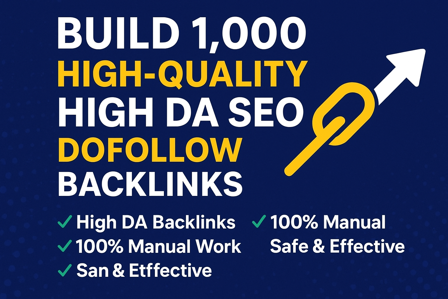 Build 1,000 High-Quality High DA SEO Dofollow Backlin...