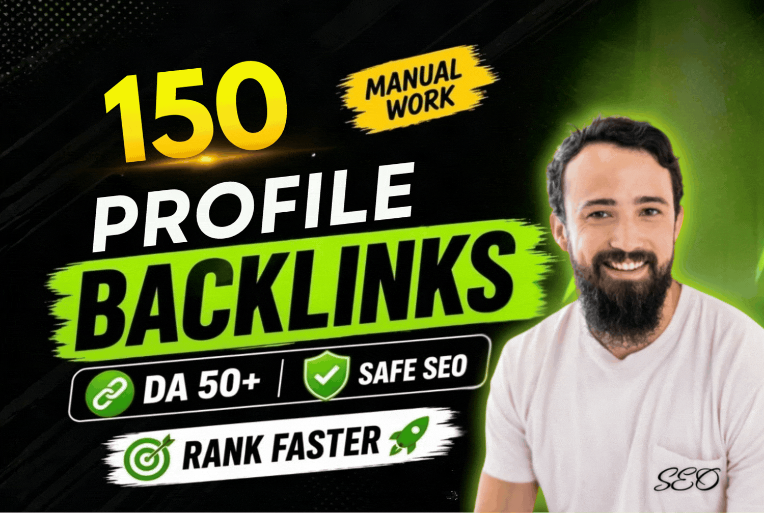 150 Profile Backlinks White Hat Link Building High Authority Sites to Increase Ranking
