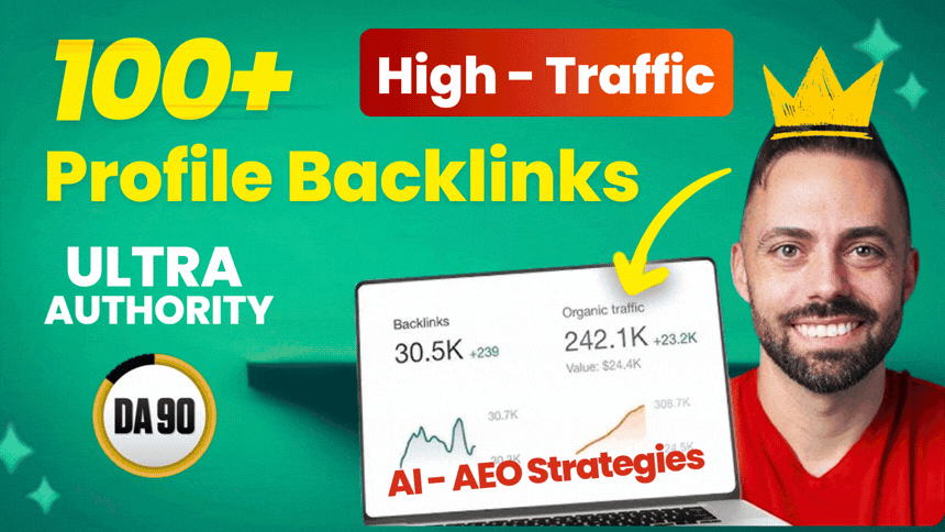 Skyrocket your SEO with 100 Ultra Authority Profile Backlinks High DA Dofollow Link Building