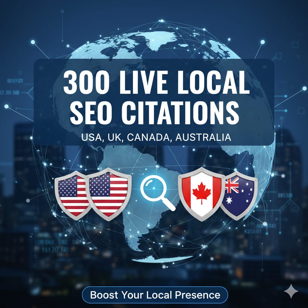 I will do 300 Live local SEO citations, USA, UK, C...