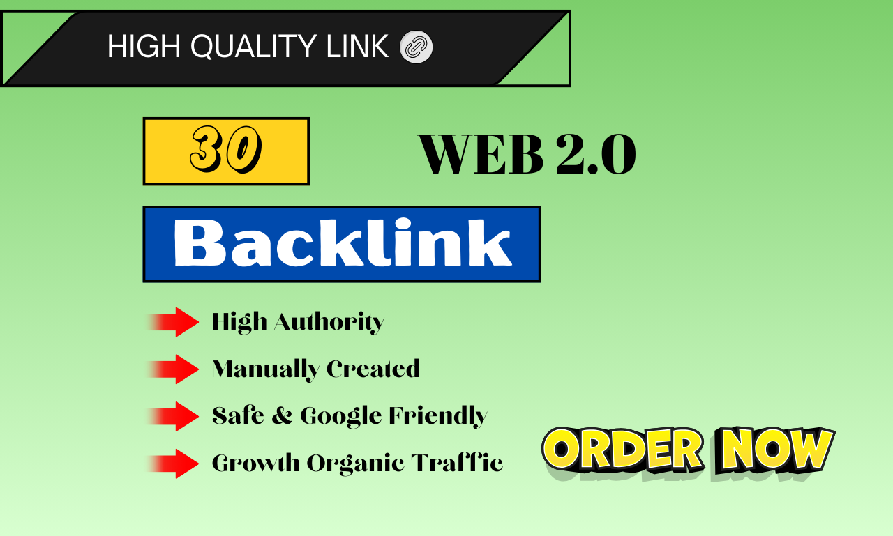 I will create high-quality Web 2.0 backlinks with unique content for SEO