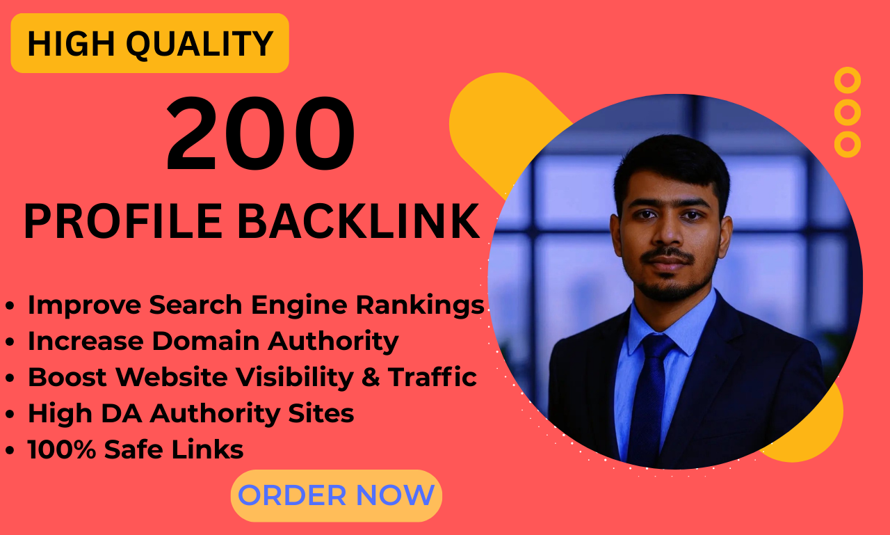 200 High-Quality Profile Backlinks for SEO Boost &amp...