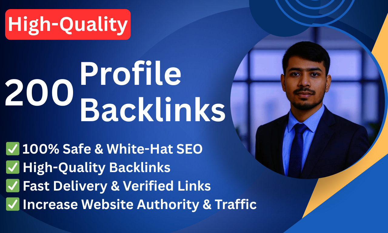 200 High-Quality Profile Backlinks for SEO Boost &amp...