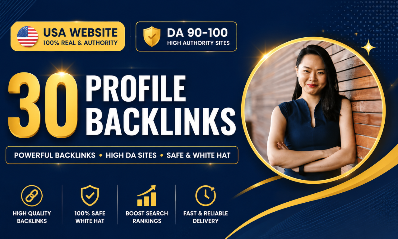 30 Fast Ranking with High Quality USA Profile Backlin...