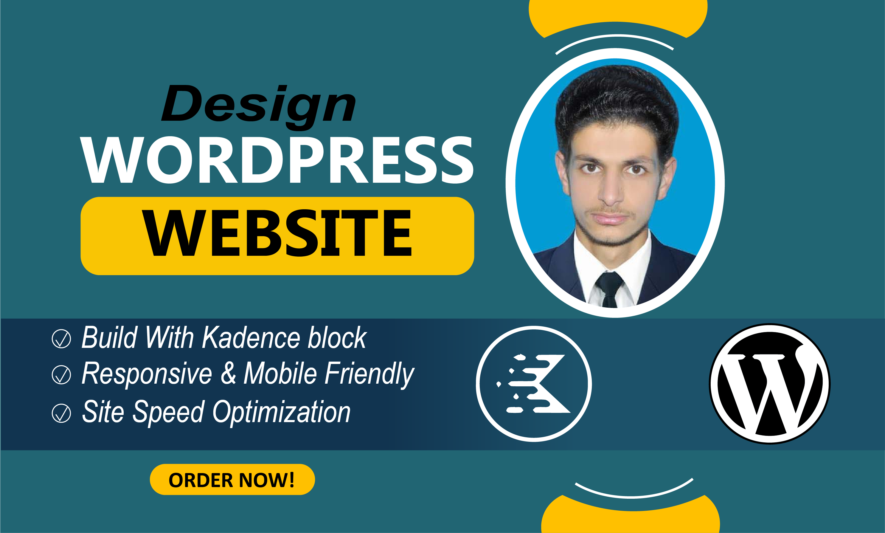 I will design a WordPress website using Kadence Pro a...