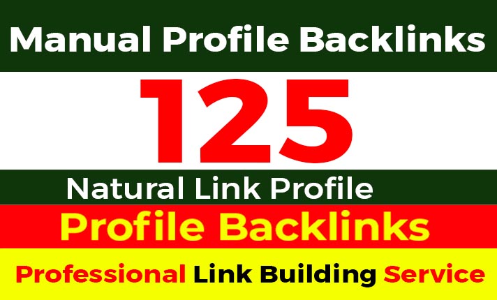 I Will Manually Create 125 Profile Backlinks from Rep...