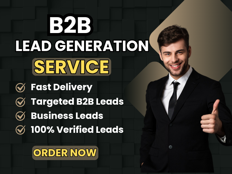 I will do targeted B2B lead generation prospecting an...