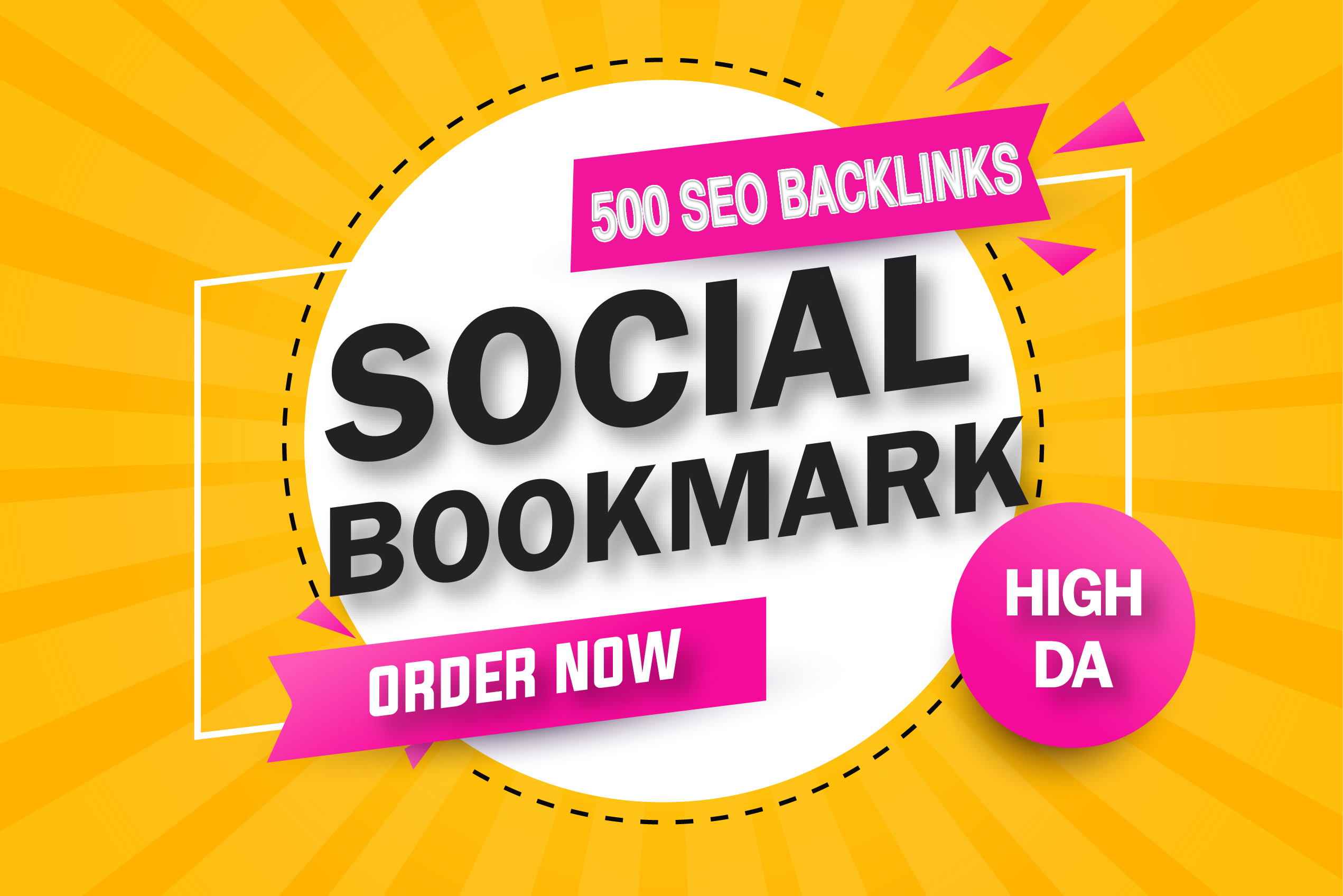 I will create 500 social bookmarks backlinks for goog...