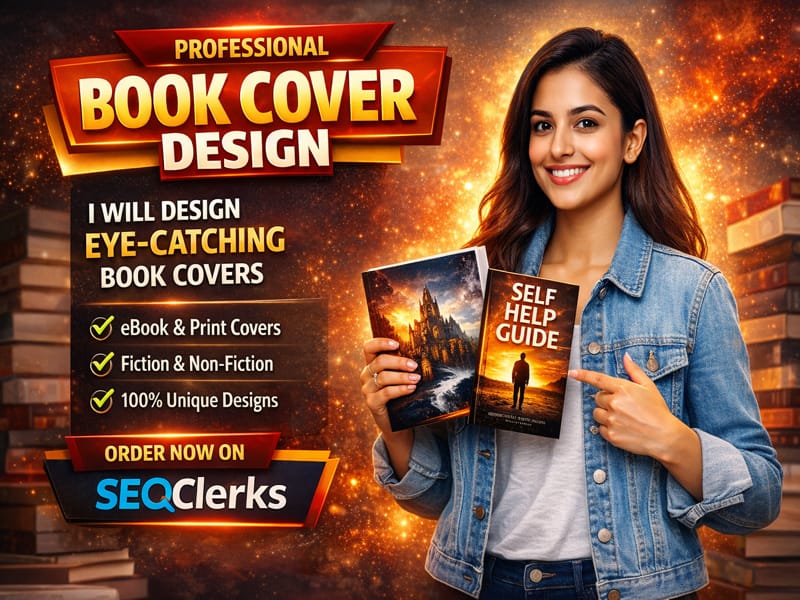 I Will Design Professional Eye-Catching Book Cover eBook & Print