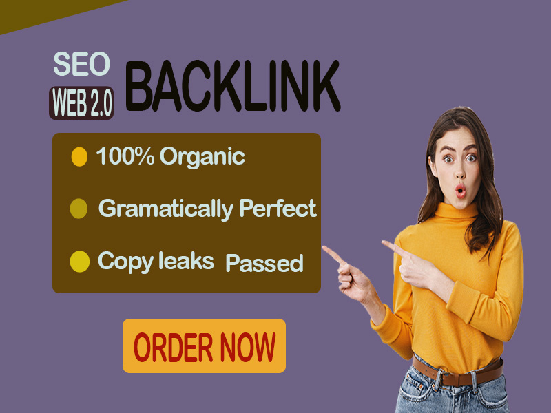 Get manual Web 2.0 backlinks to boost your website or...