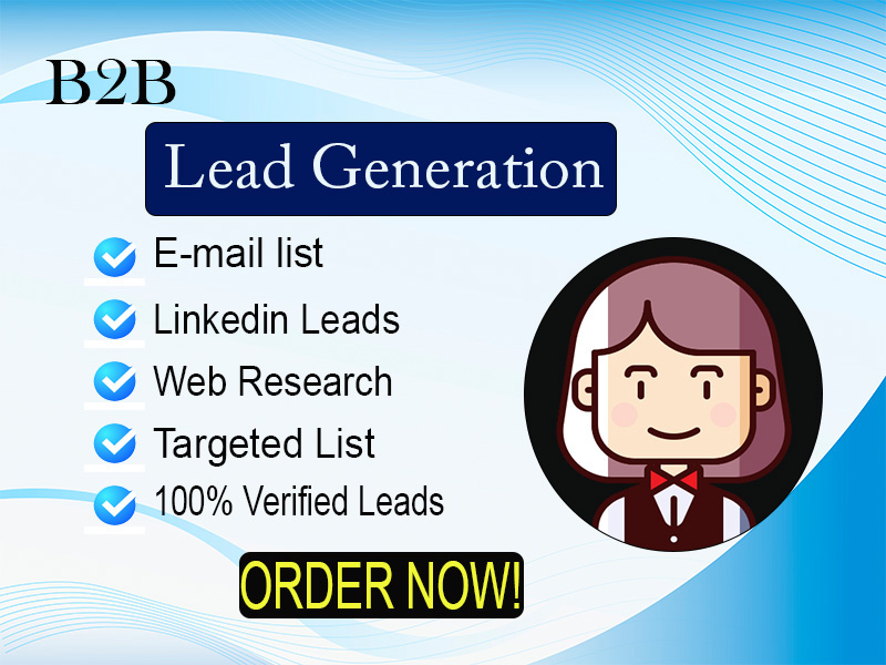 100 Manual and Verified B2B leads for your business