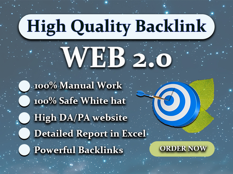 create strong Web 2.0 backlinks to improve your off p...