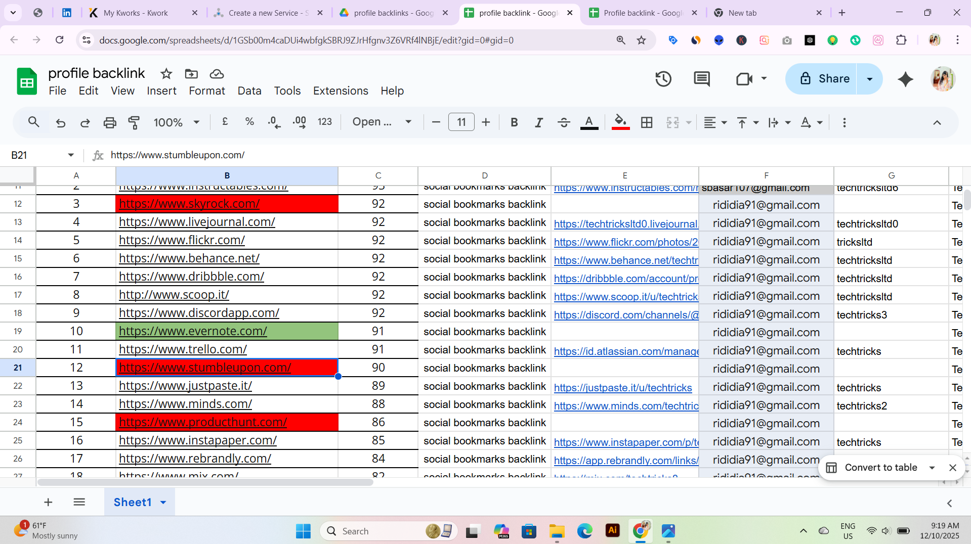 I will do manual high domain authority SEO profile backlinks