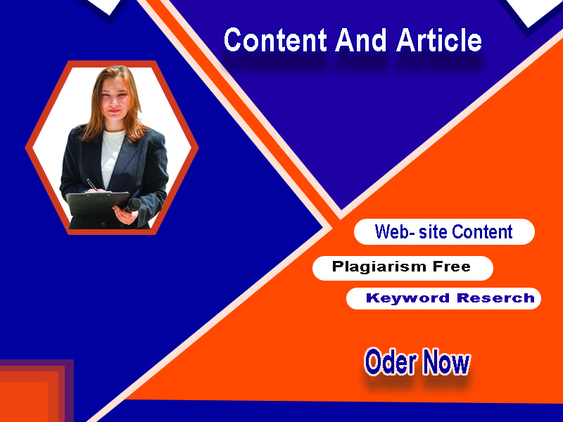I will create unique and well-researched content and article 