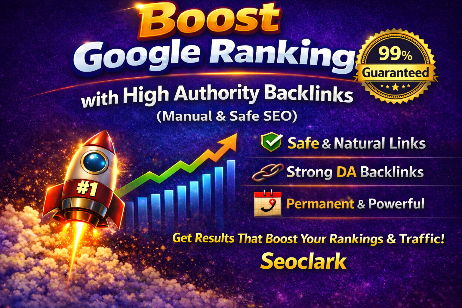 Boost Google Rankings with High Authority Backlinks | Manual & Safe SEO 