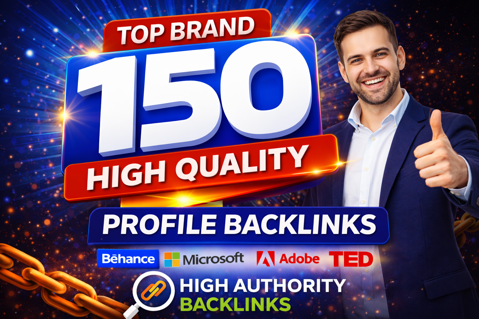 I Will Do High Quality 150+ Profile Backlinks for SEO Domination