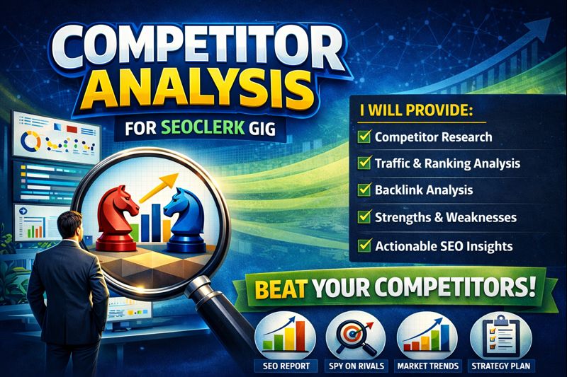 Professional SEO Competitor Analysis with Actionable Strategy