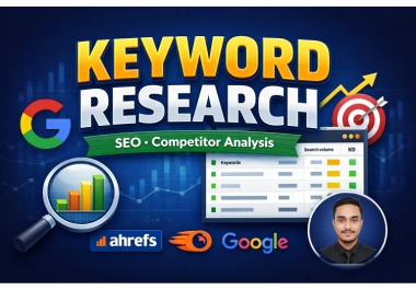 I will perform advanced keyword research and competit...