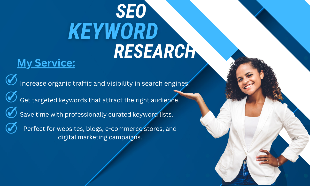 I will do SEO keyword research to increase traffic and rankings