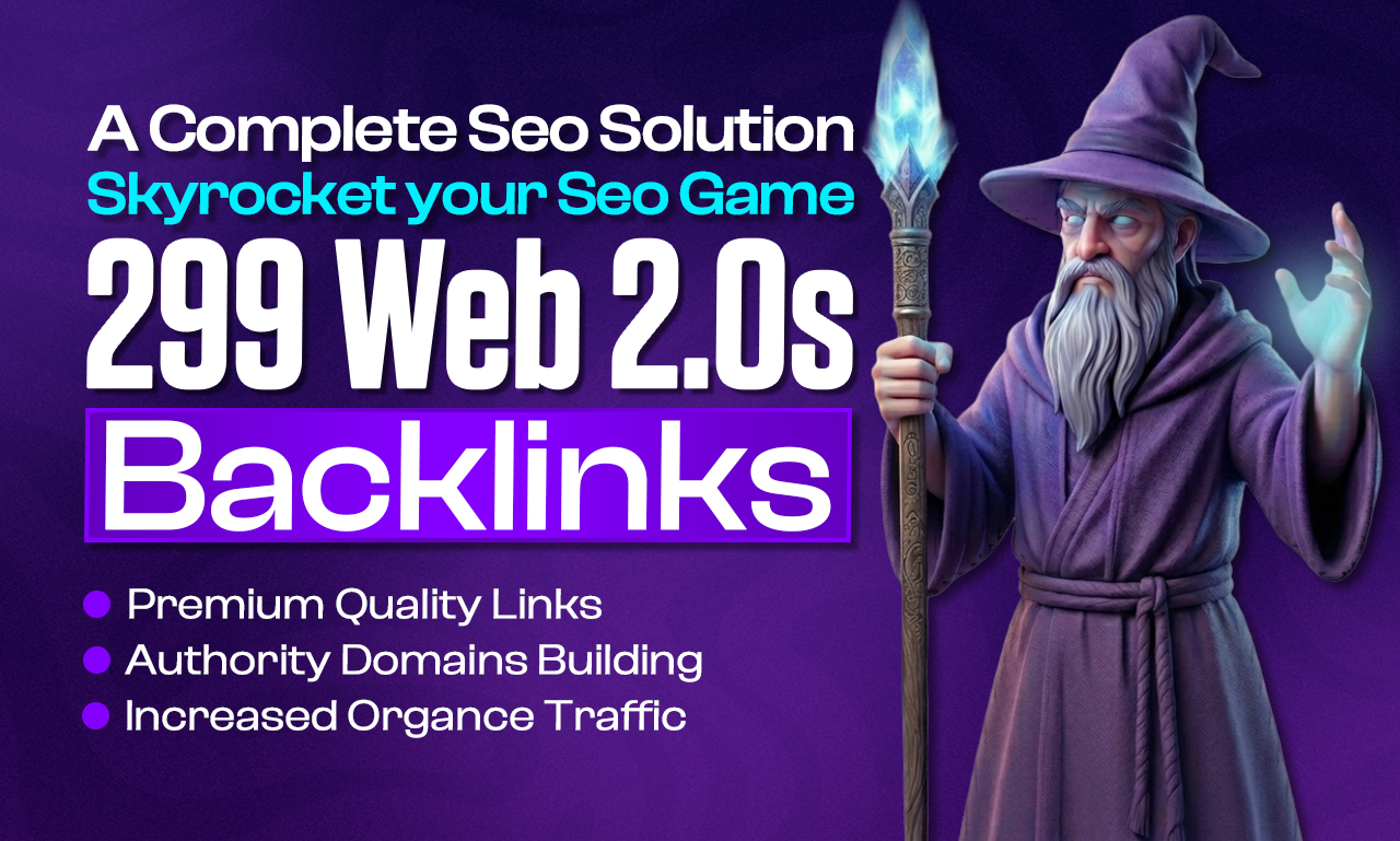 I will create 299 SEO backlinks for fast ranking on G...