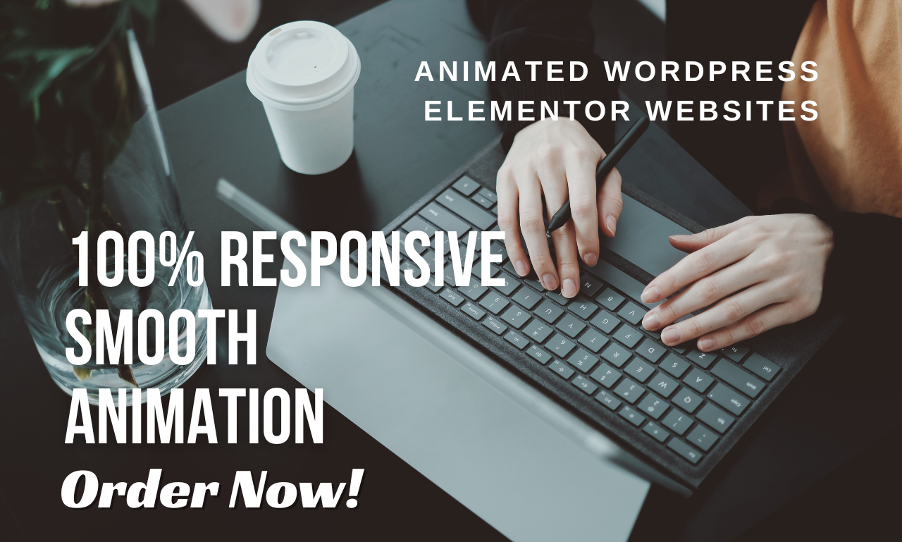 I will build a professional animation wordpress website with elementor