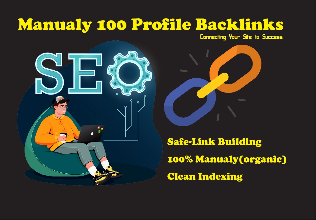 I will provide manually organic 100 profile backlinks...