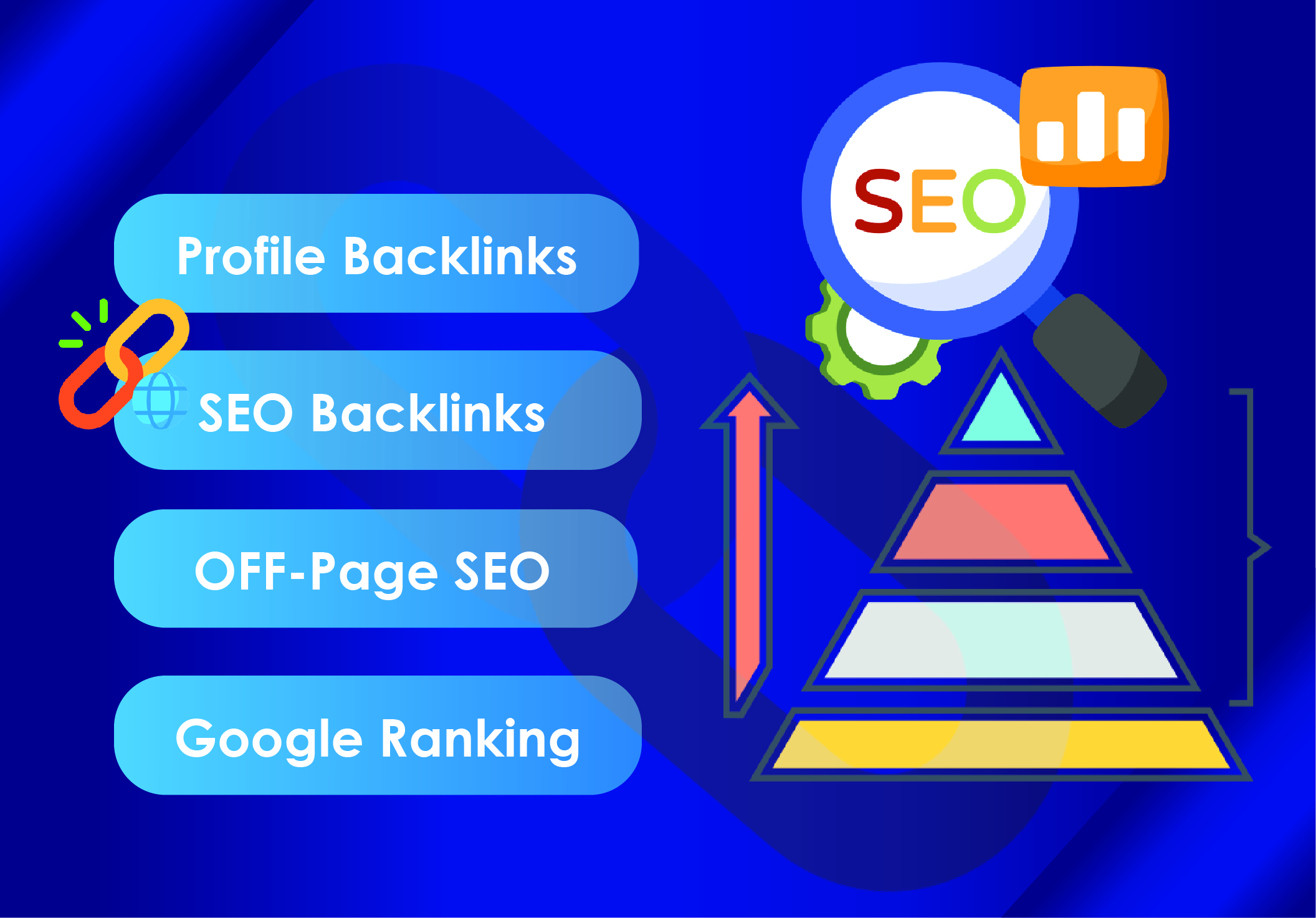 High Authority SEO BAcklinks & Profile Link Build...