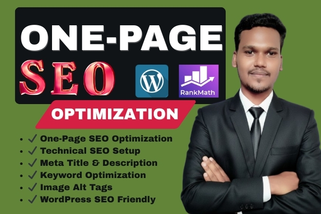 I will do One Page SEO and Technical SEO for Google T...