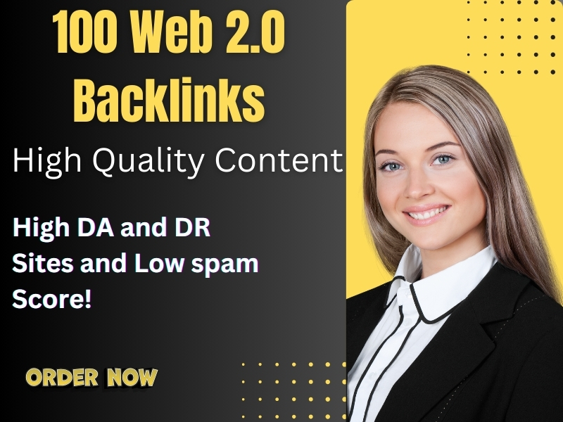 I will build 100 premium web 2 0 backlinks.