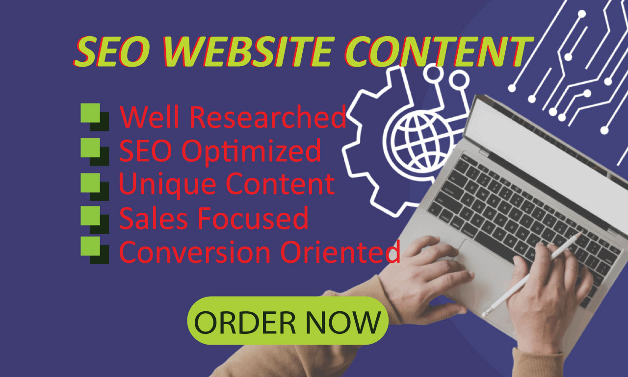 I Will Write 1000 Words of Professional, SEO-friendly website or Blog Content to Boost Your Ranking 