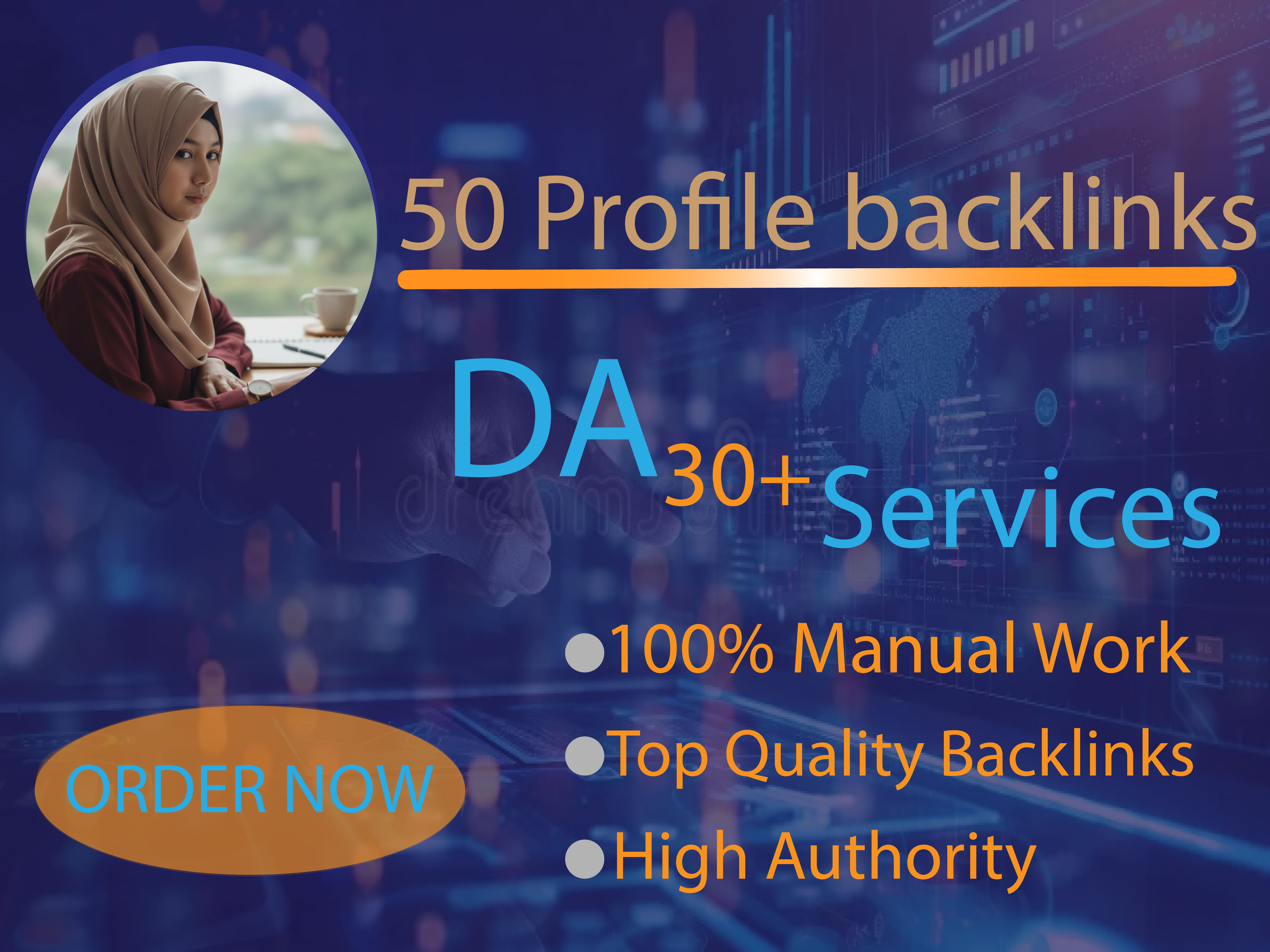 I will create 50 profile backlinks to support SEO growth