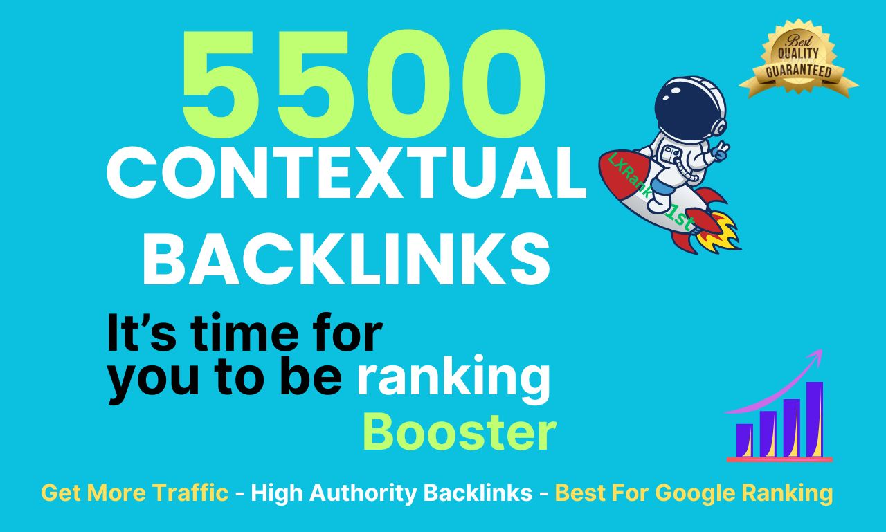5500 permanent SEO DOFOLLOW Contextual Backlinks with High DA PA Site Rank your Website