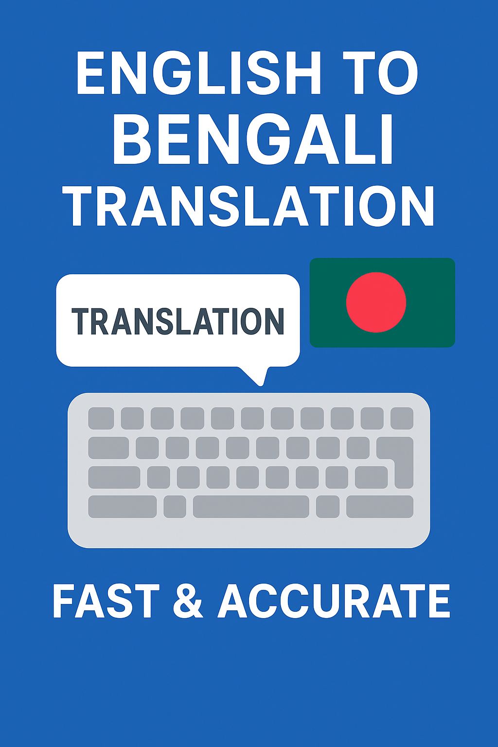 I will do fast English to Bengali translation and typing manually