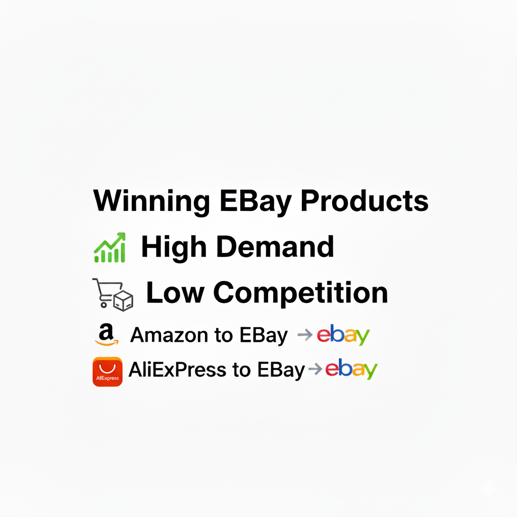 I will find 2 hot eBay dropshipping products with sup...